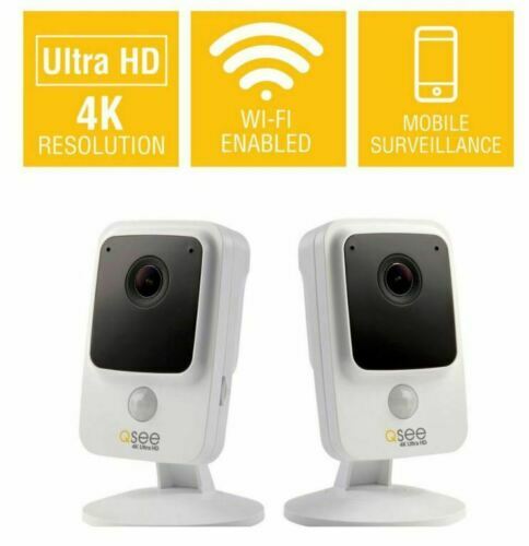 NICE Q-SEE 4K UHD Smart Home Wi-Fi Cube Camera (White) Free Ship MSRP $190