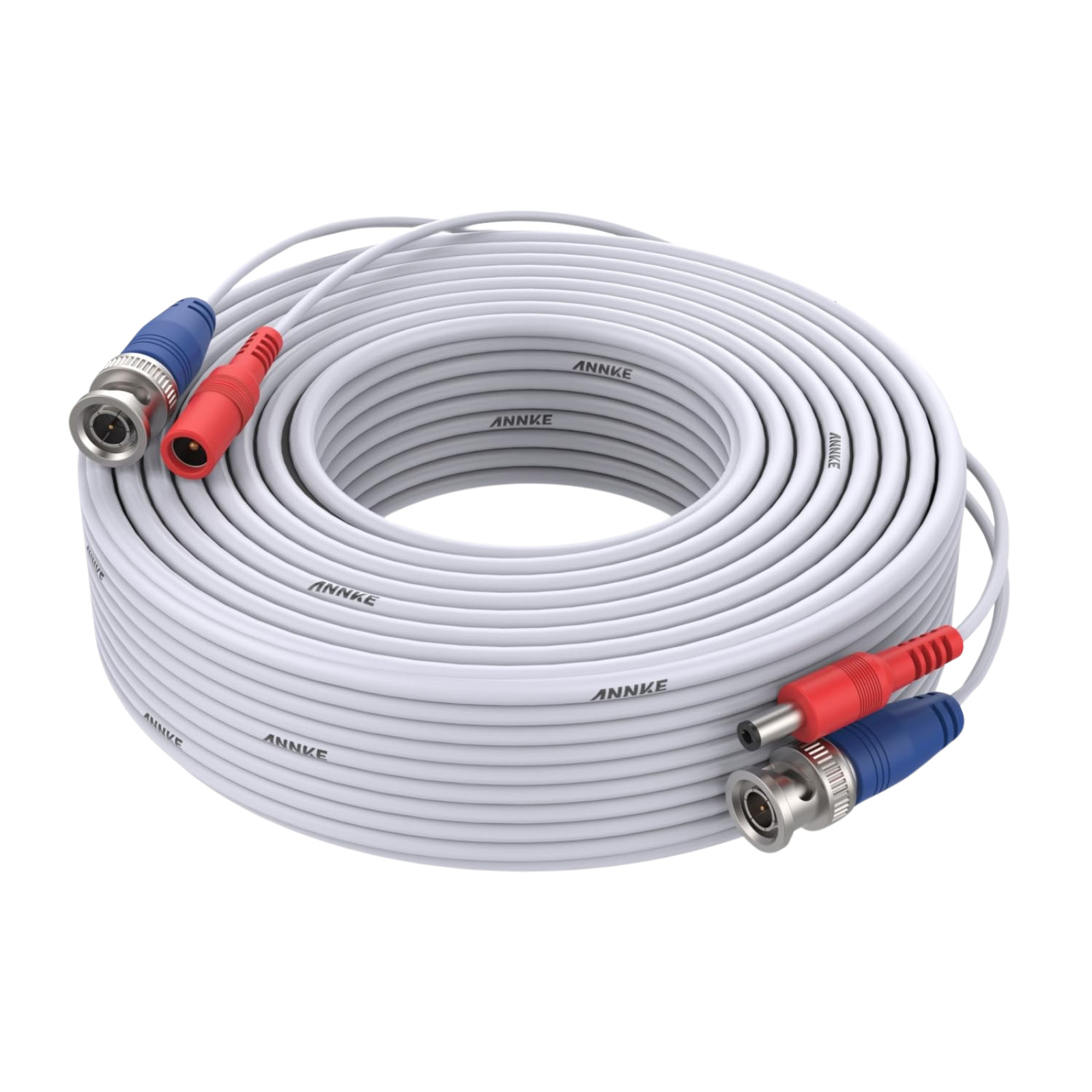 ANNKE 60FT WHITE DVR CCTV SECURITY CAMERA BNC DC RG59 SIAMESE CABLE CORD