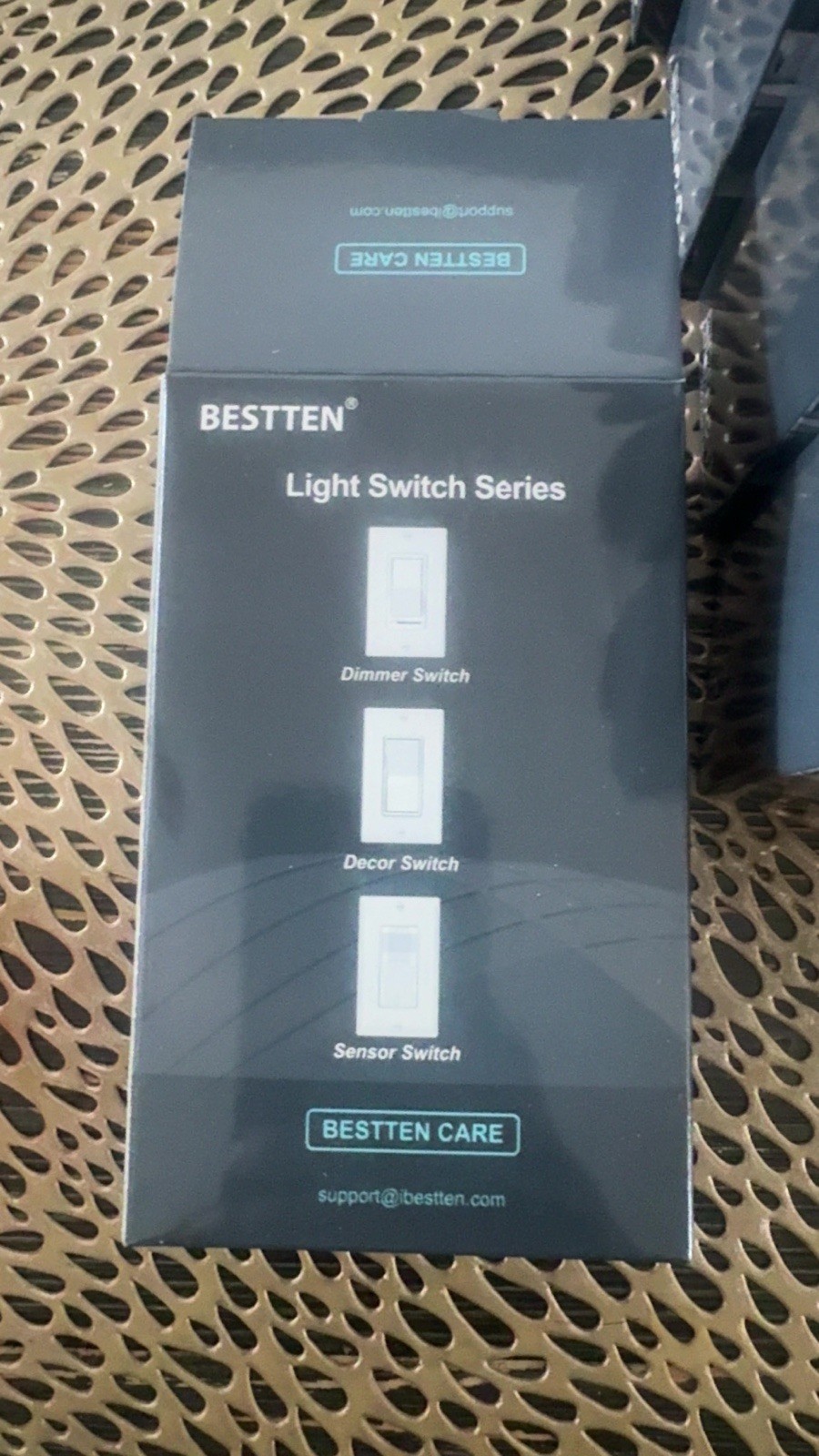 BESTTEN 5 Pack Motion Sensor Light Switch, PIR Vacancy & Occupancy, 800W 1/6 HP,