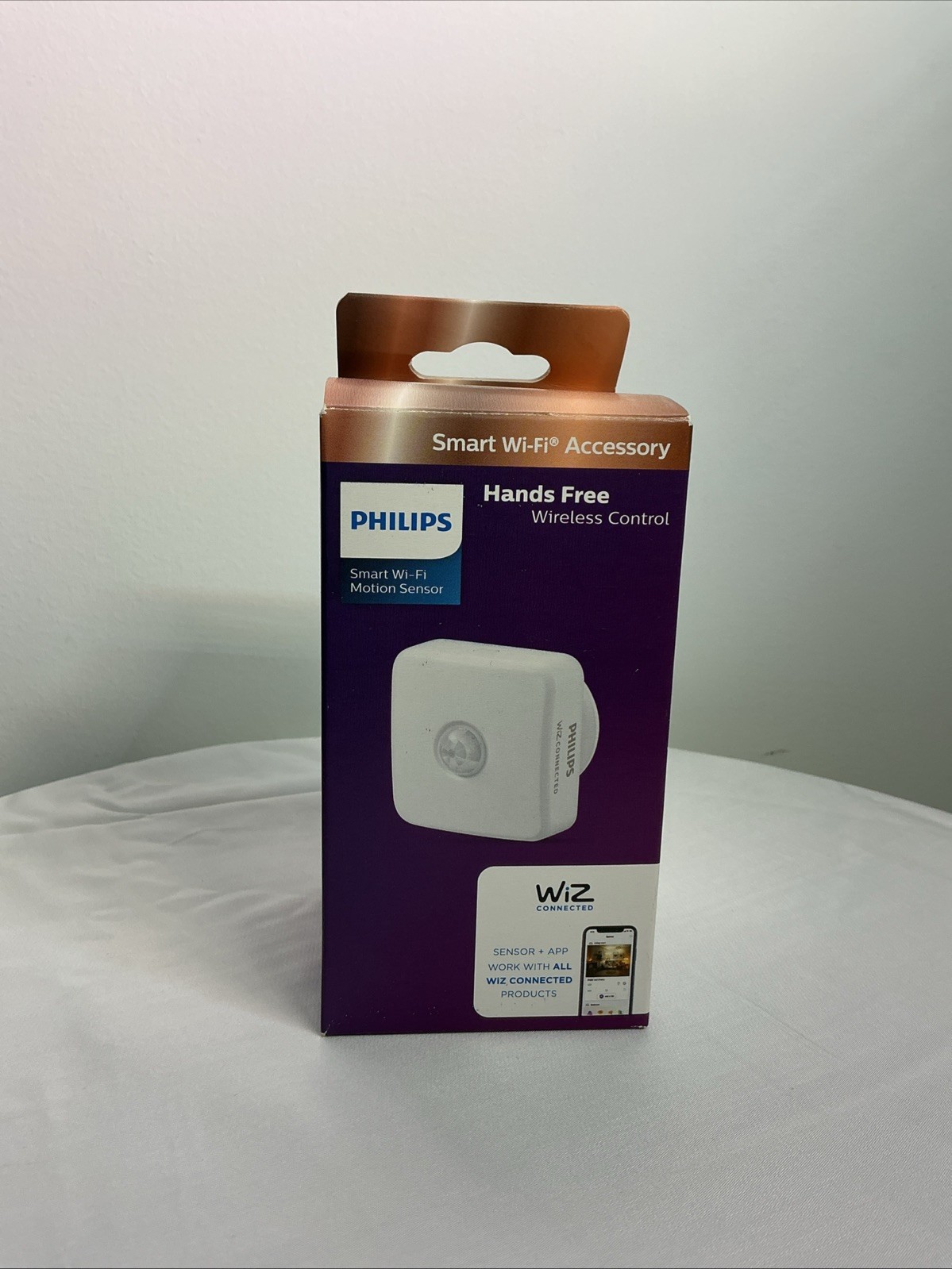 Philips WiZ Smart Motion Sensor A Wireless Accessory Designed for Google Home