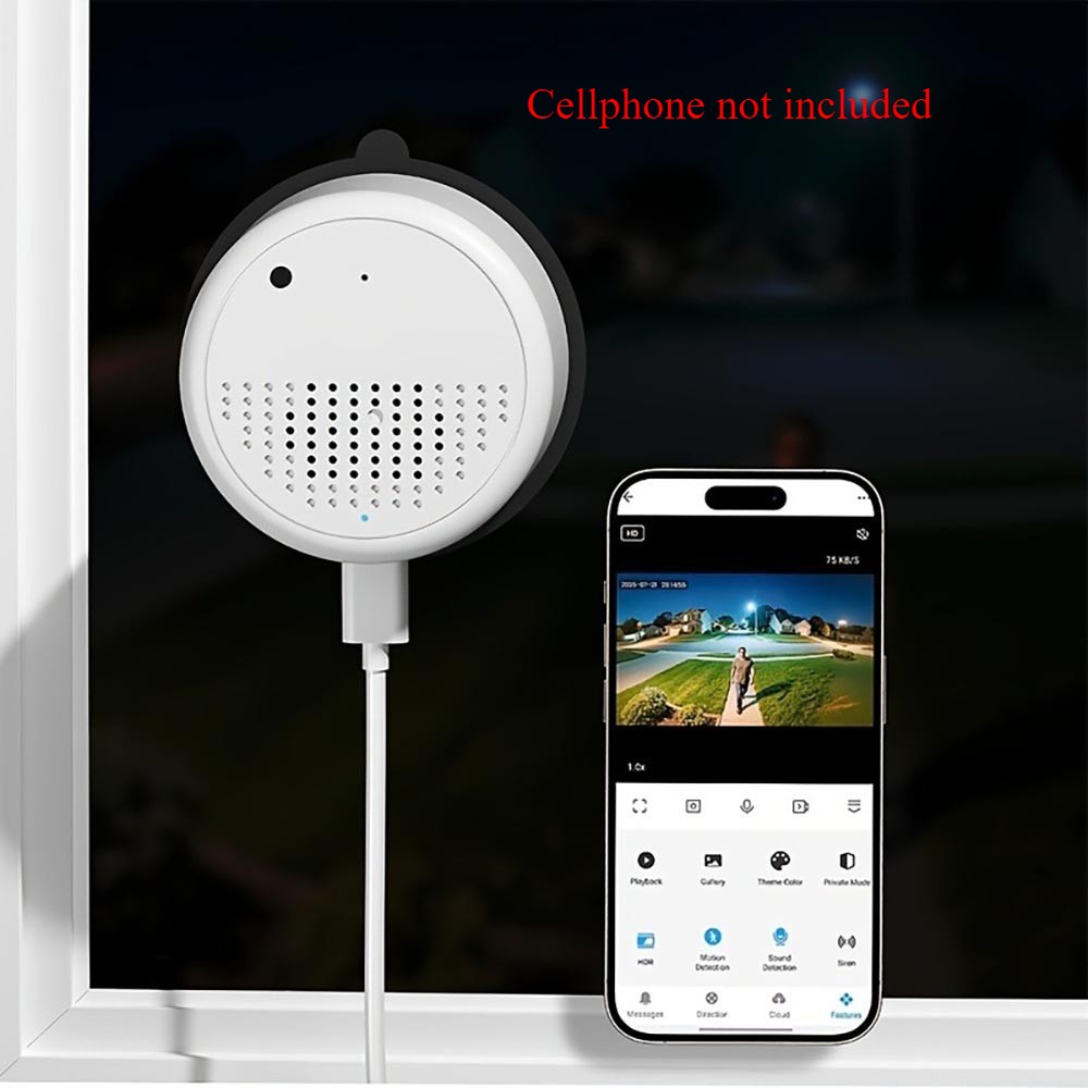 Crisp Smart Easy-To-Install Easy-To-Use Durable Sturdy Reliable 2K Window Camera