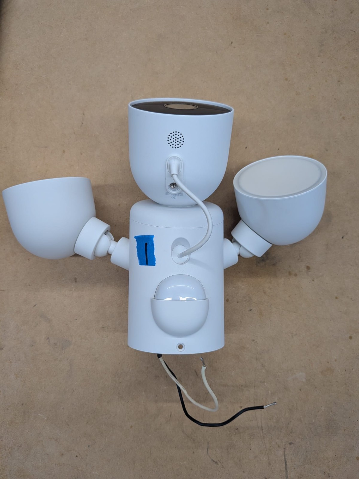 Google Nest Cam With Floodlight GPLE9 Smart Security Camera White Used Working