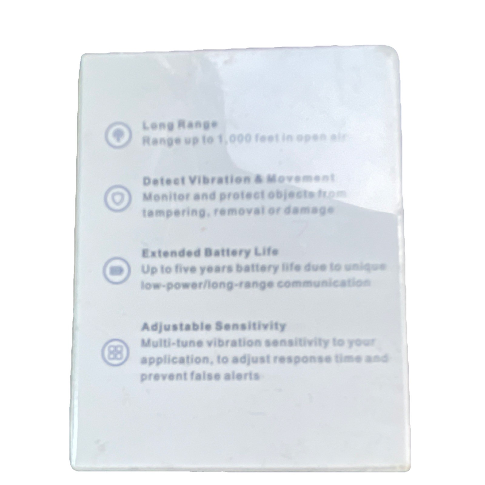 YoLink Wireless LoRa Vibration Sensor Alexa/IFTTT Indoor/Outdoor White YS1603-UC