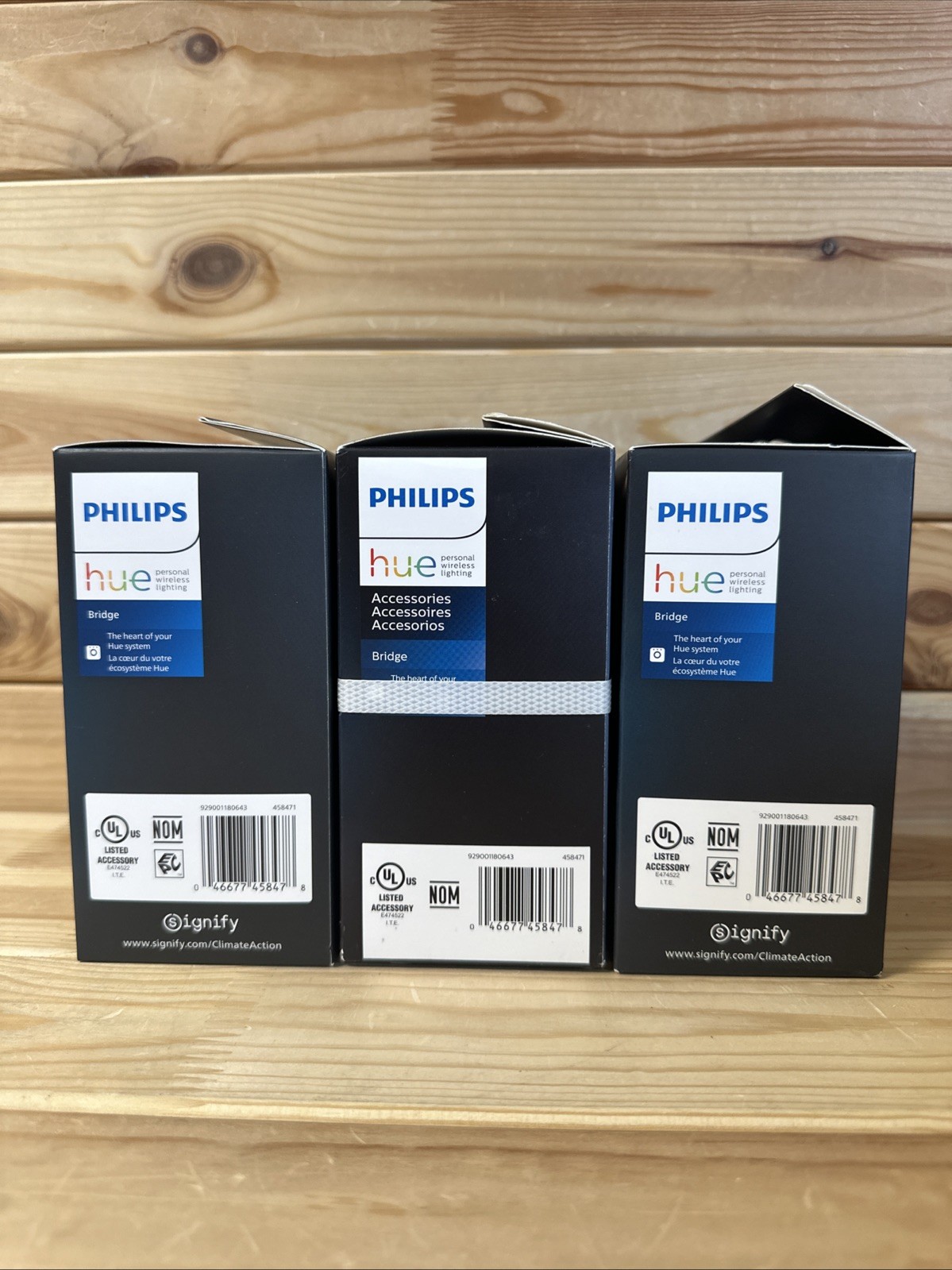 Lot of 3 – Philips Hue Bridge (3rd Generation) Lighting Controller Hub – White