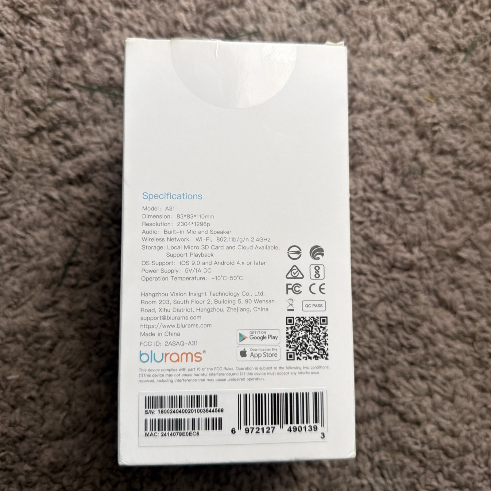 Blurams Smart Pan-Tilt Camera Dome Lite 2