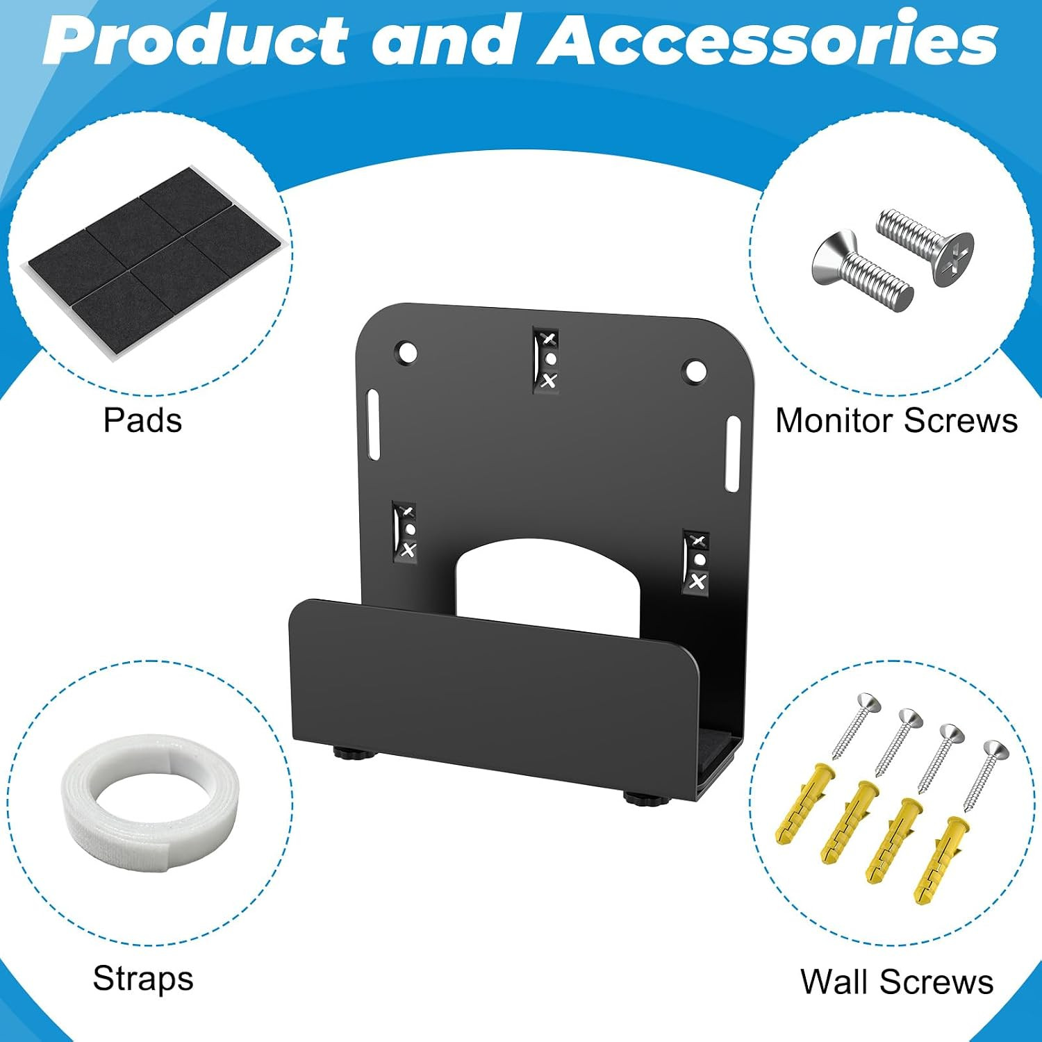 Cable Box Wall Mount,Adjustable Modem Mount Bracket for Small Devices
