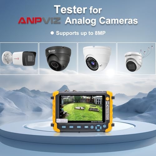 Anpviz 5 Inch CCTV Monitor Tester 4 in 1