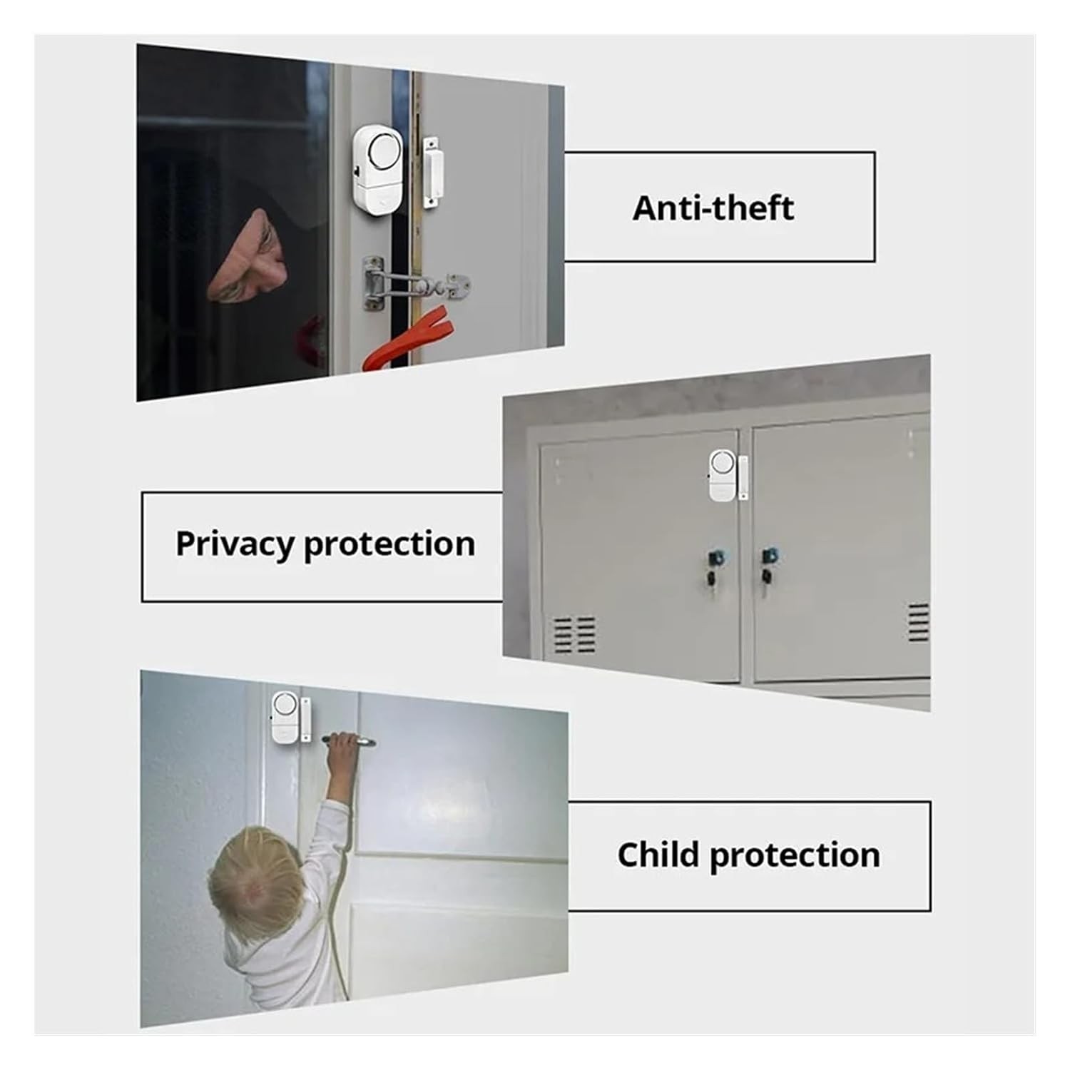 Wireless Home Window Door Burglar Security Alarm System Magnetic Sensor lot