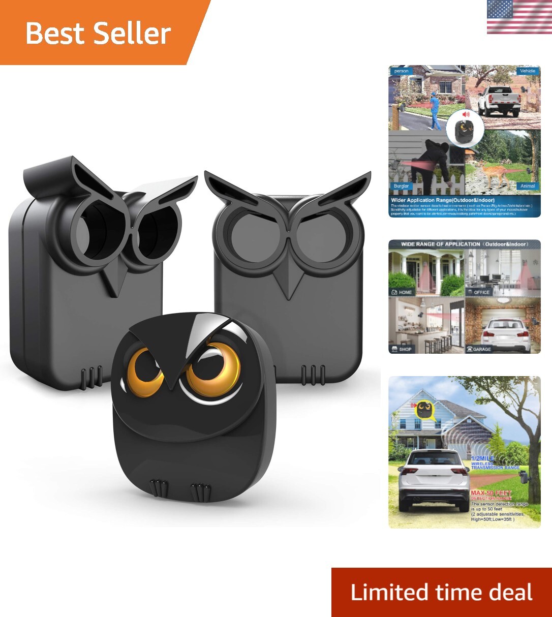 Weatherproof Long Range Driveway Alarm System – Comprehensive Security Solution