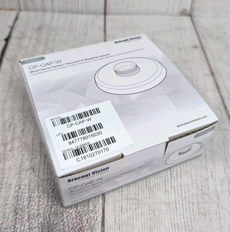 NEW Arecont Vision CP-CAP-W Cap Indoor Dome Camera Mount – White – FREE SHIPPING