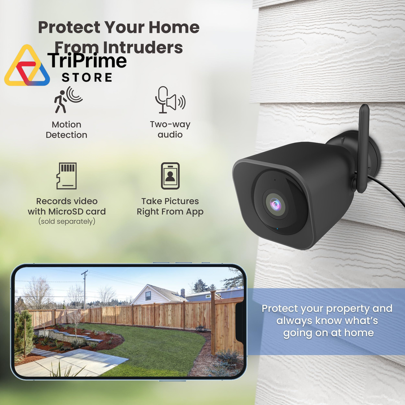 Feit Electric CAM/WM/WiFi 1080p HD Outdoor WiFi 1 Count (Pack of 1), Black
