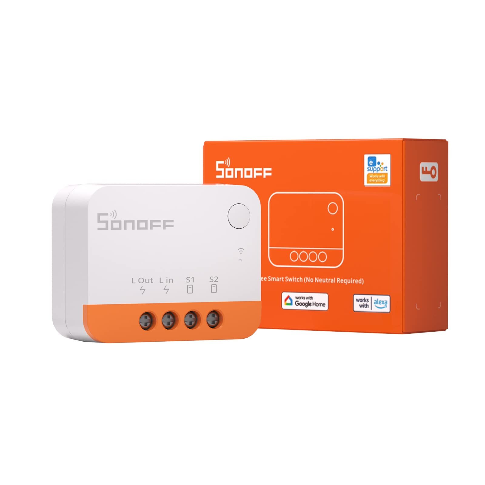 SONOFF Extreme Zigbee Smart Switch ZBMINIL2 No Neutral Required for Alexa Google