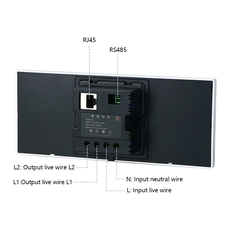 6 Inch Wall Mounted Remote Wireless Android 8.1 Touch Screen Control Panel