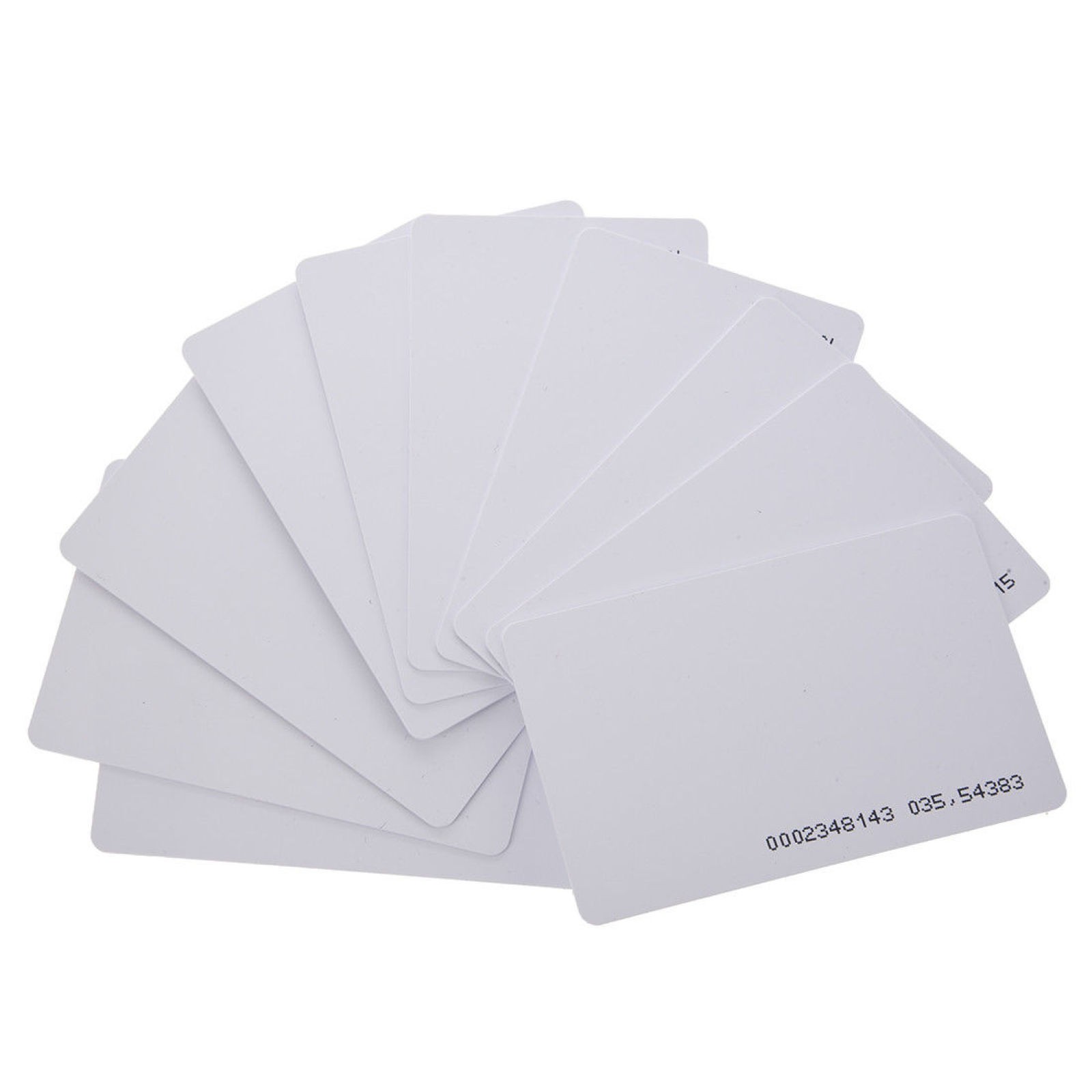 50 Pack 125Khz Door Entry Access Proximity RFID Cards Token White TK4100 EM4100