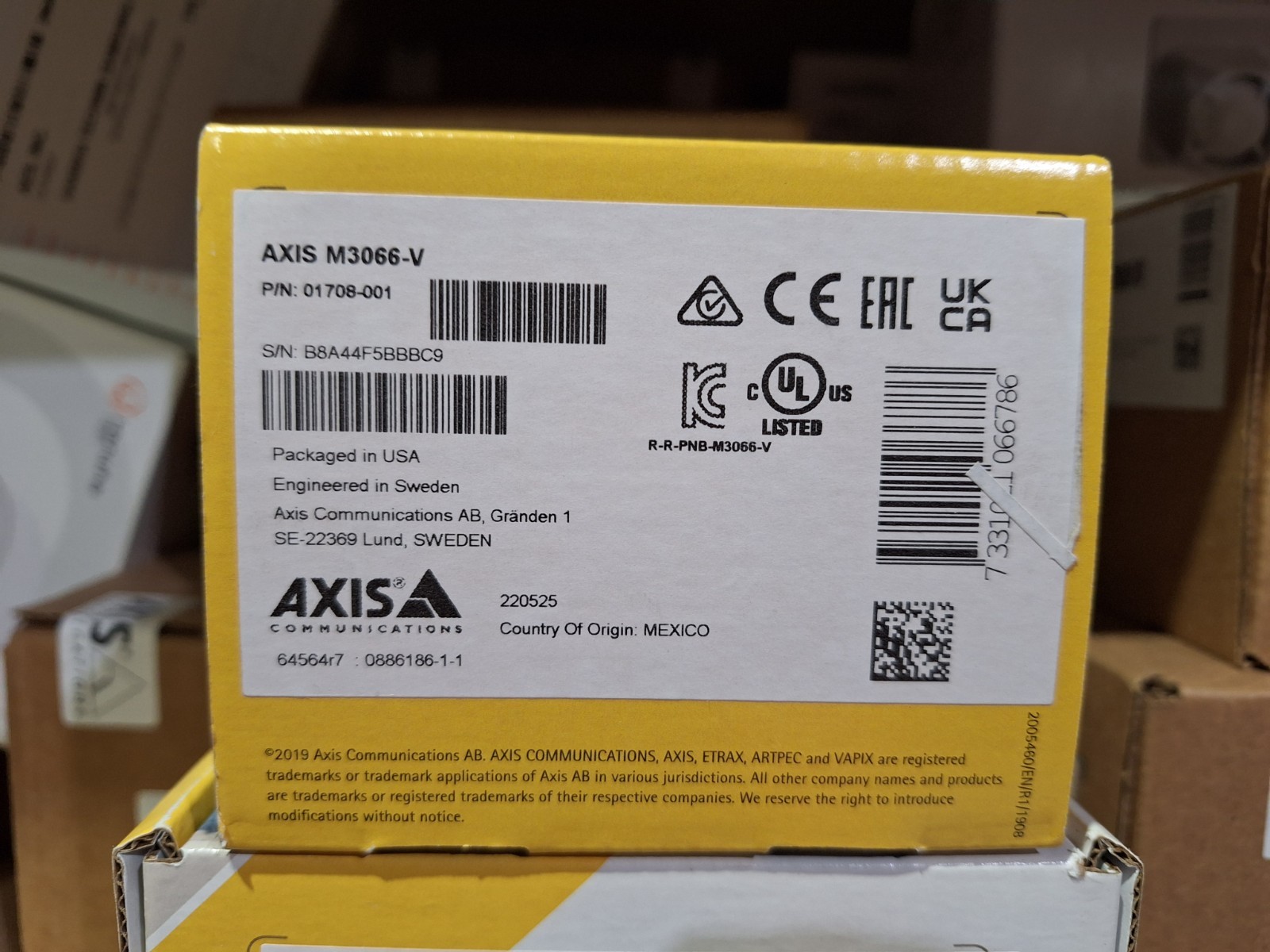 AXIS M30 M3066-V 01708-001 Mini Dome Network Camera NEW Open Box