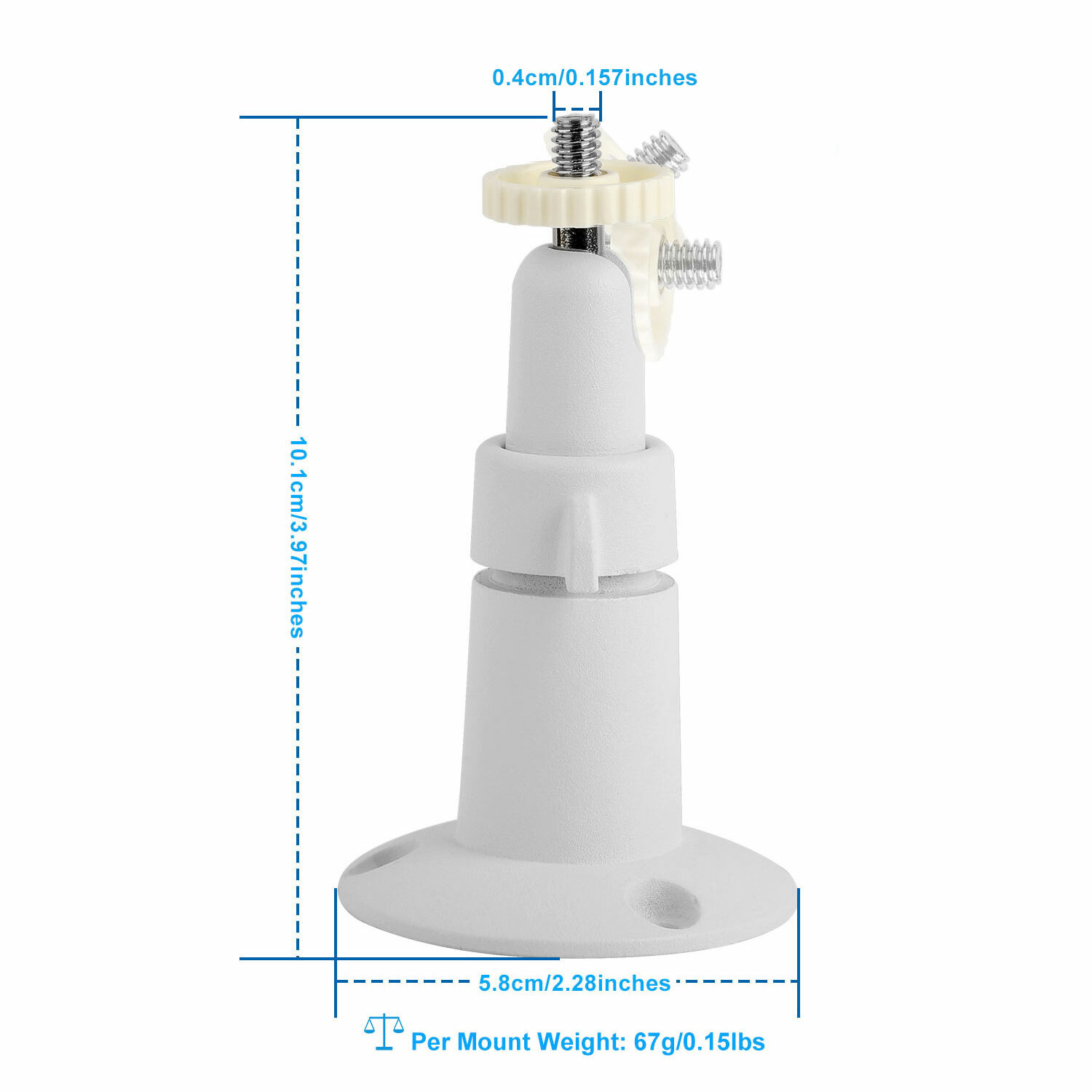 3Pack Security Camera Wall Mount for Arlo/Pro Camera 360° Adjustable In/Outdoor