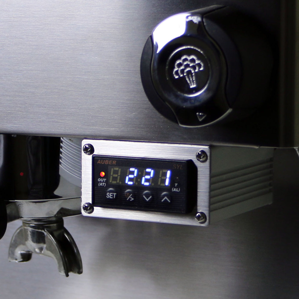 PID kit for Rancilio Silvia Espresso, w/ Pre-infusion, White LED Special Edition