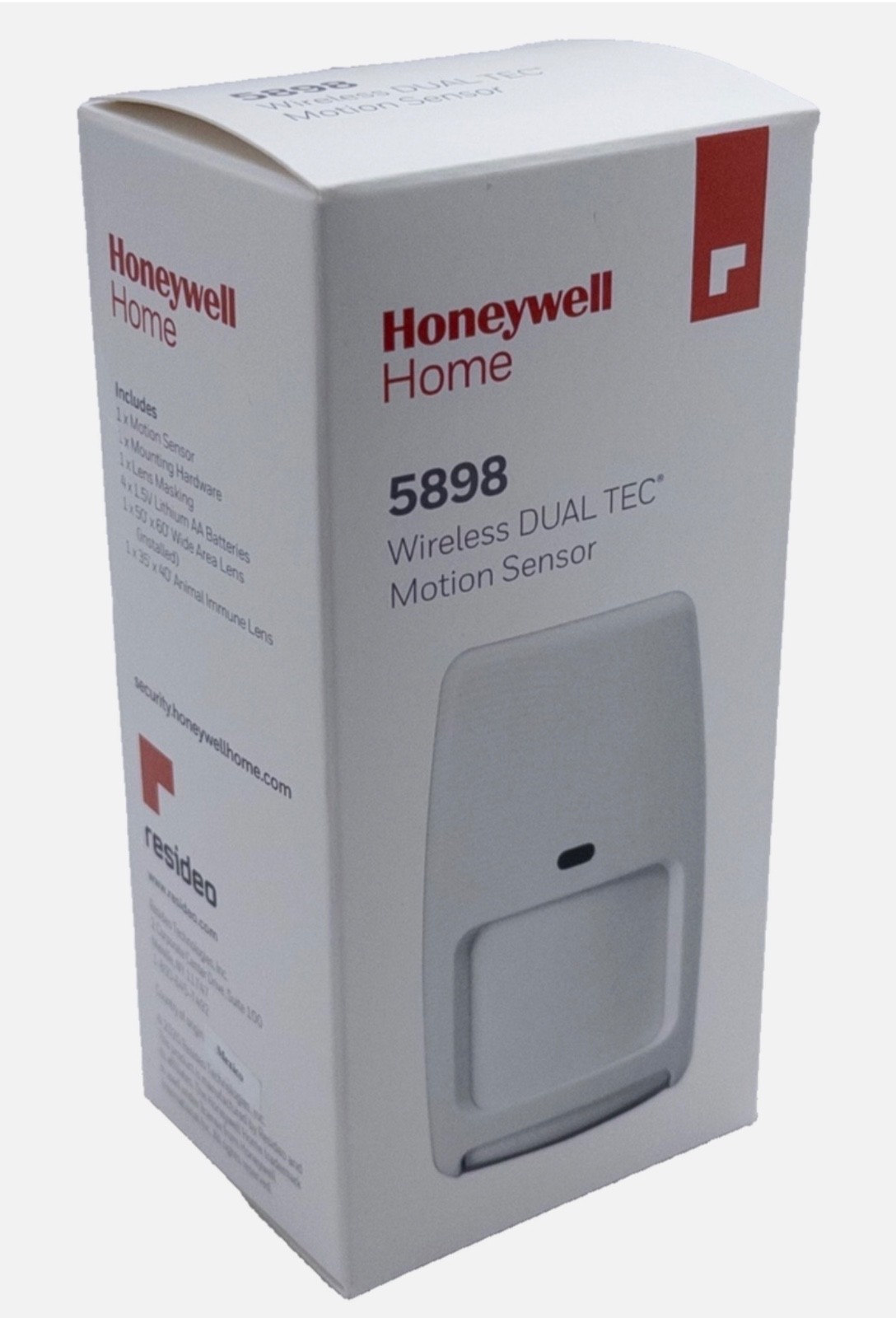 Honeywell 5898 Wireless DUAL TEC Motion Security Sensor 50′ x 60′ Max Range, New