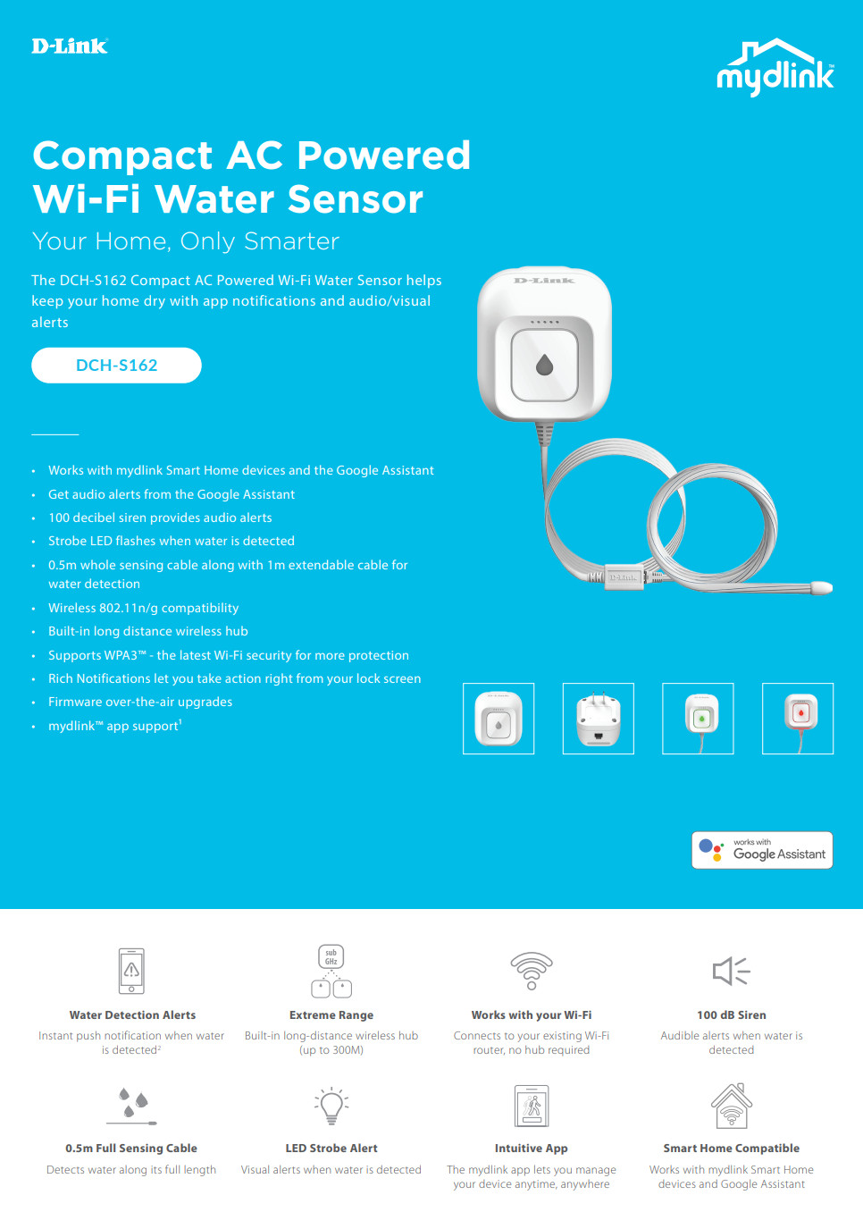 4″ WIRELESS D-LINK CLEANOUT PLUG ALARM SENSOR