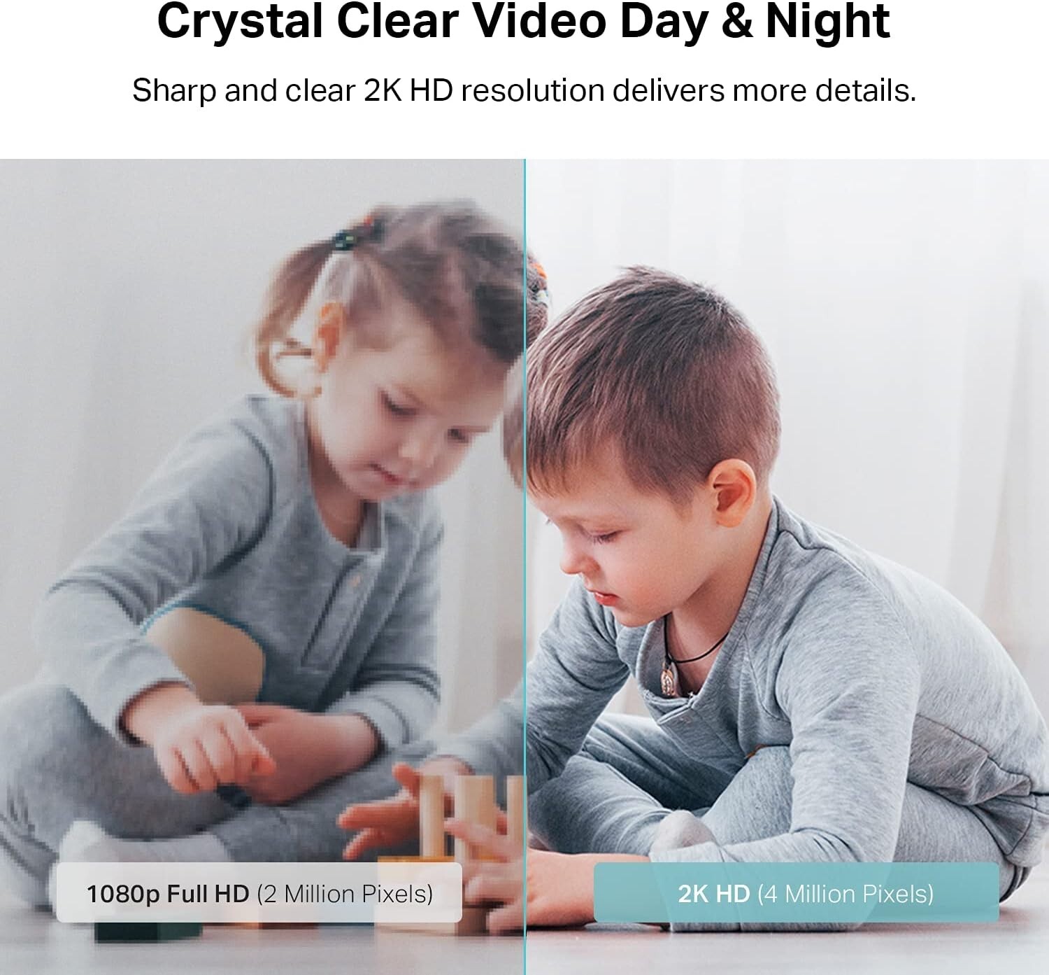 Kasa 2K Pan/Tilt Security Camera for Baby & Pet Monitoring – Wi-Fi & Cloud Ready