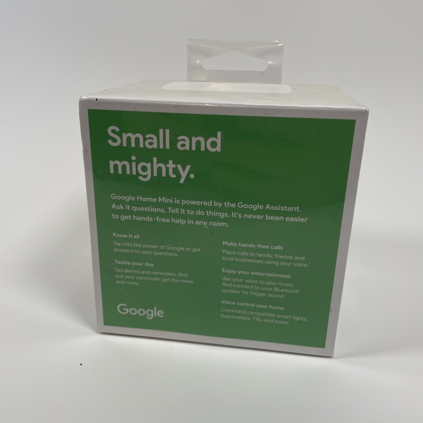 Google Home Mini 1st Gen Smart Speaker Voice Assistant Charcoal GA00216-US NEW