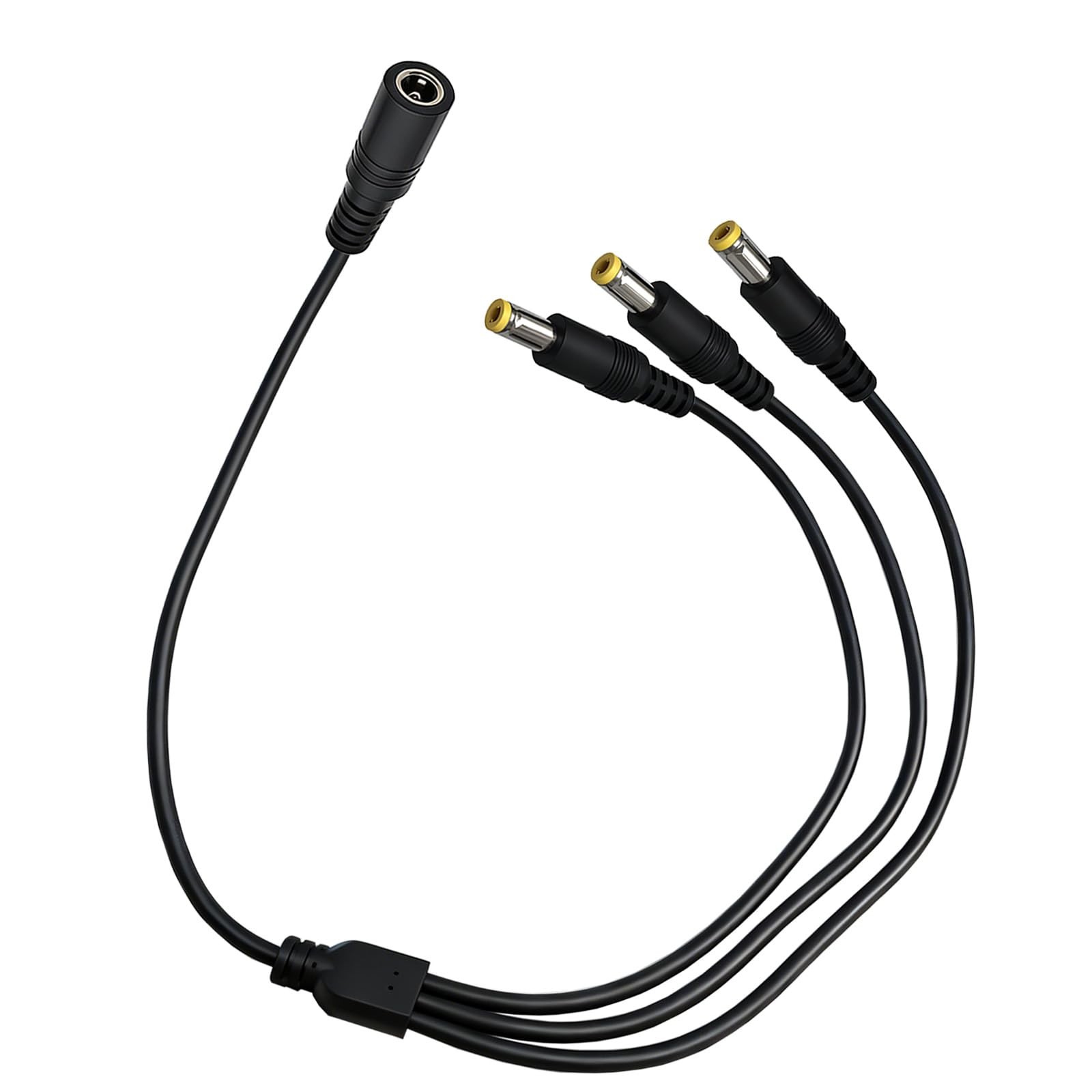 3 PCS DC Power Splitter 1 to 3 Way 18AWG 5.5×2.5mm 12V 24V 10A 2.3ft Cord