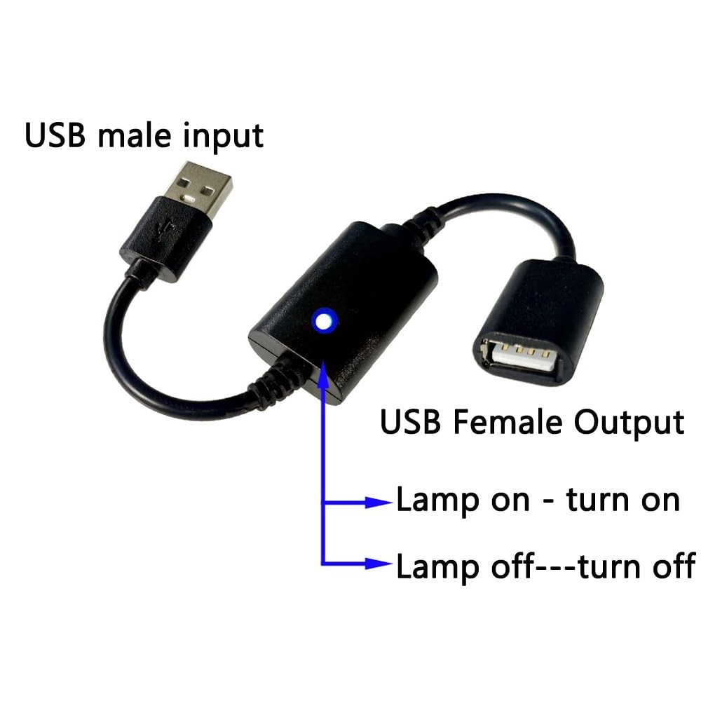 DC 5V USB Wireless Remote Control Switch Driver Power ON Off for LED Light, S…