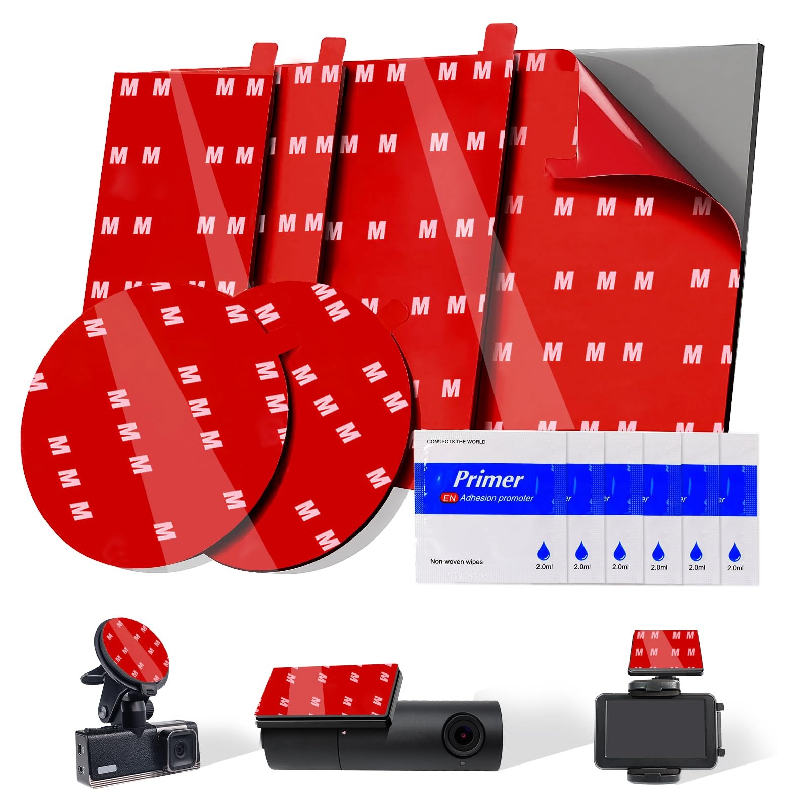6 Pcs Dash Cam Adhesive Pads, Double Sided Pads for Car…