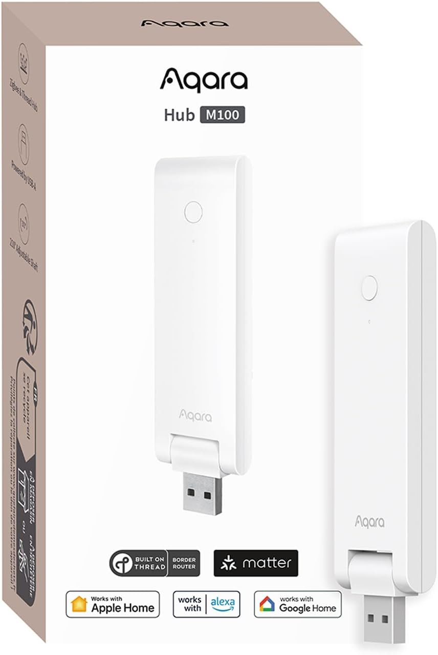 Smart Hub M100 for Home Automation, Matter Controller, Thread Border Router, Fea
