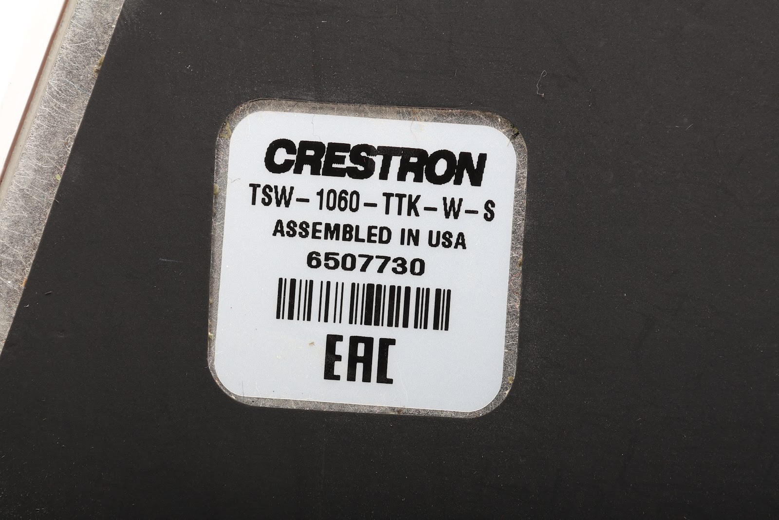 Crestron TSW-1060 10.1″ Touchscreen White TSW-1060-W-S – AS IS For Parts