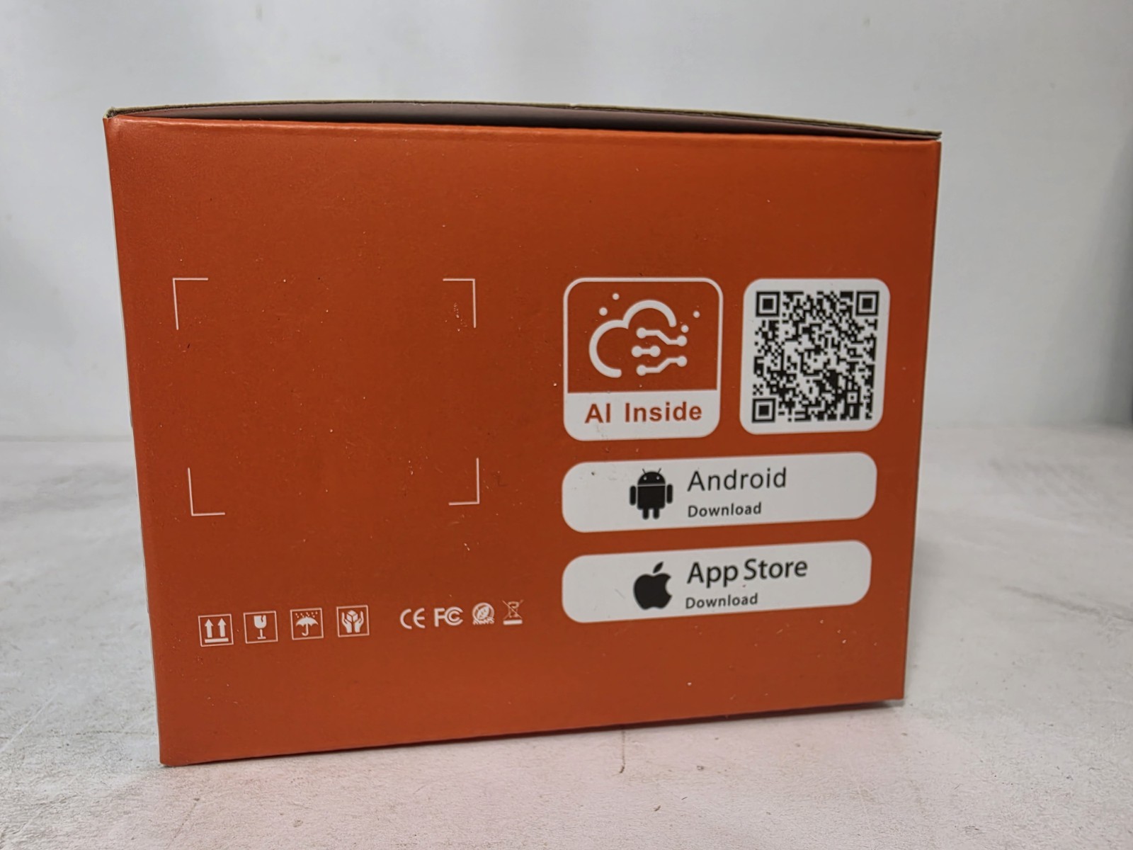 Hawkray Wireless Outdoor Camera – White 2.4GHz Wi-Fi Night Vision Weather Proof