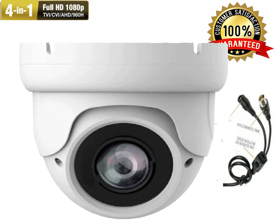 Metrix LED High Definition 2.6M Hybrid 4 -in-1 BNC Security Camera work with TVI