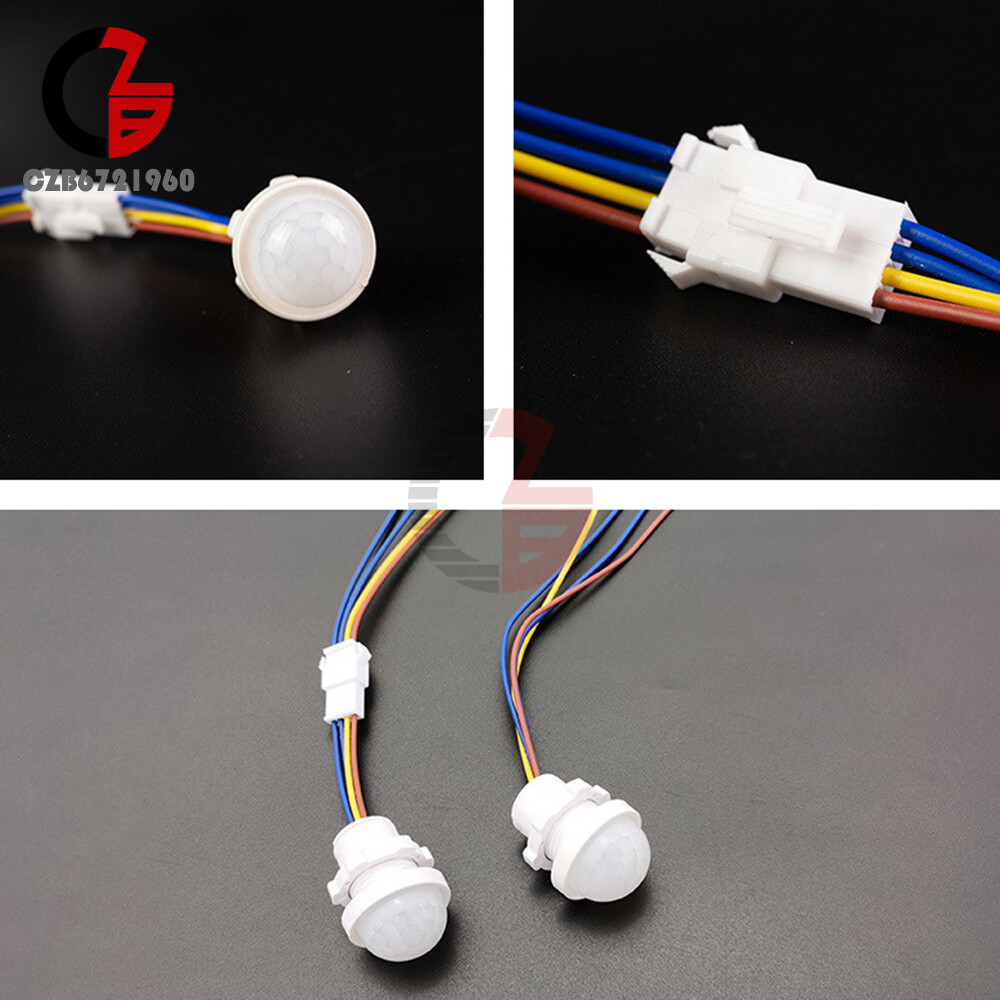 AC110V-240V LED PIR Infrared Motion Detection Auto Sensor Light Switch Lamp 120°