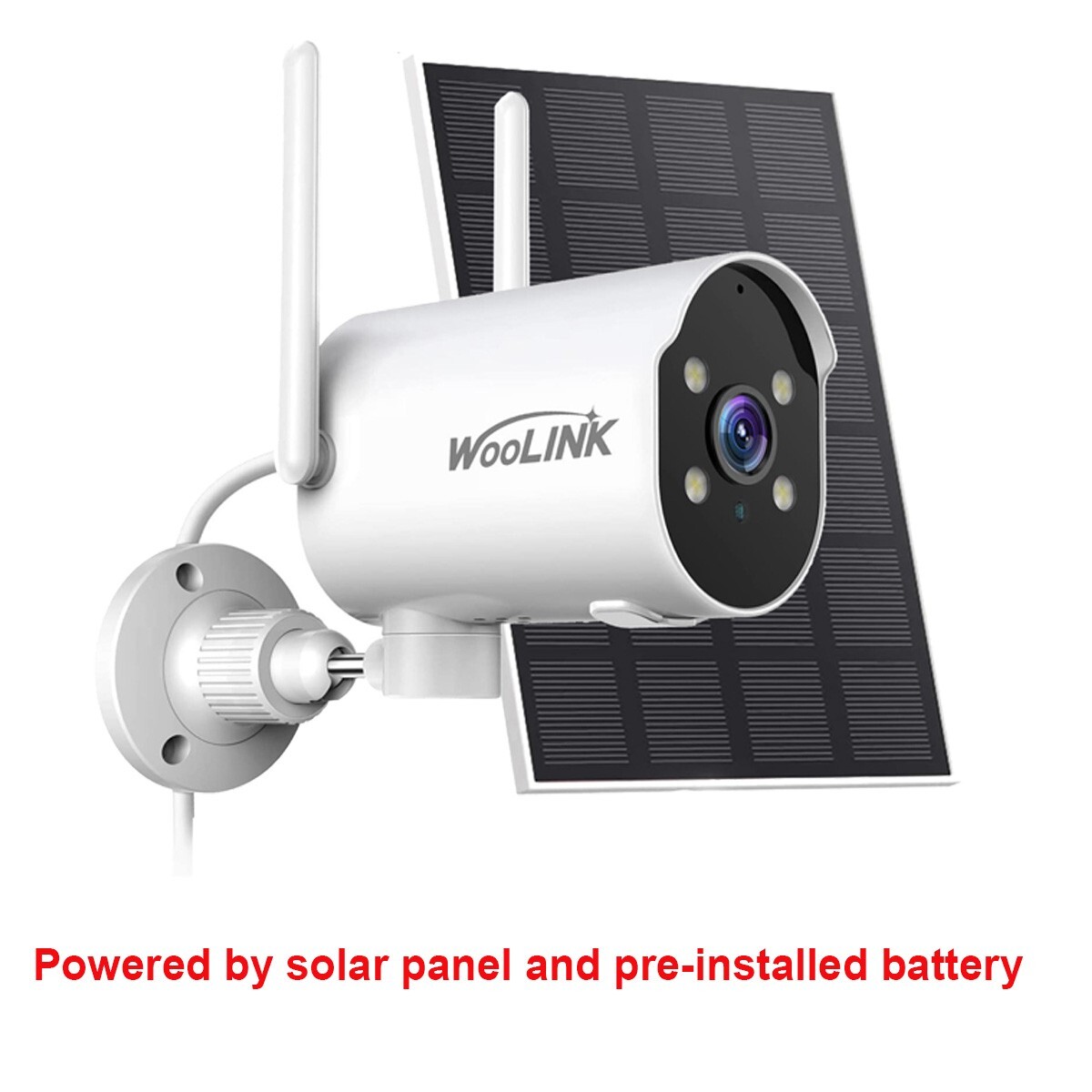 4MP WiFi Wireless Camera Solar/Electricity Powered Surveillance Camera Outdoor