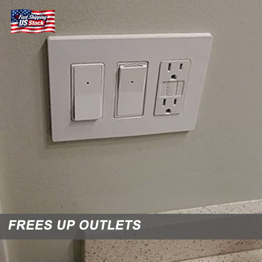 4Pack SOZULAMP Illuminated Light Switch-Esay to Install,No Neutral Wire,Single-P