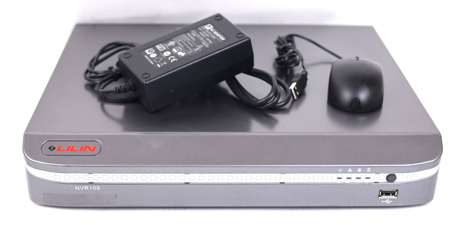 Lilin NVR109 4TB 9 Channel 1080P NVR Factory Defaulted w456