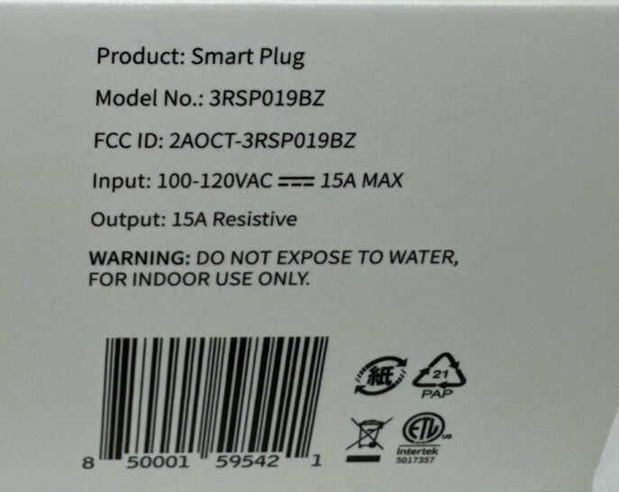 4X Third Reality ZigBee Smart Plug With Real-time Energy Monitoring-Brand New-US
