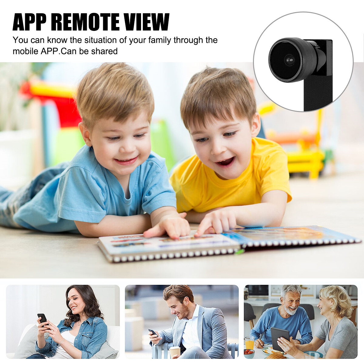 WIFI Mini Camera Module Motion 1080P HD Night Vision Home Security Pinhole Cam