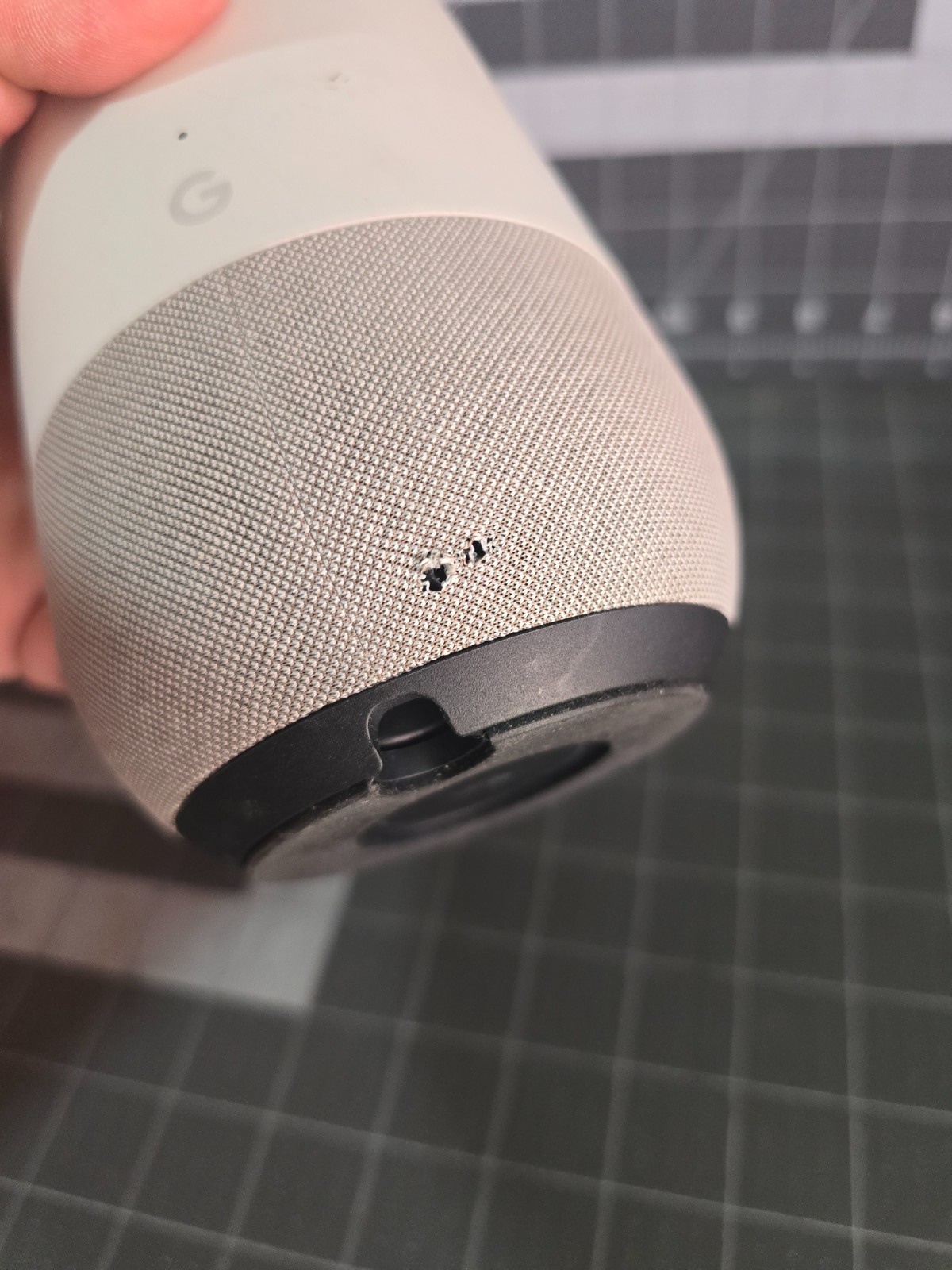 Google Home Smart Assistant – White Slate No Power Cord Ships Fast!