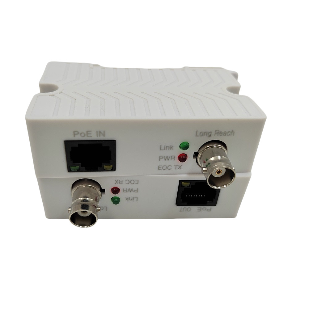 POE Over Coax EOC Converter IP Over Coax Max 3000ft Power and Data 2pcs