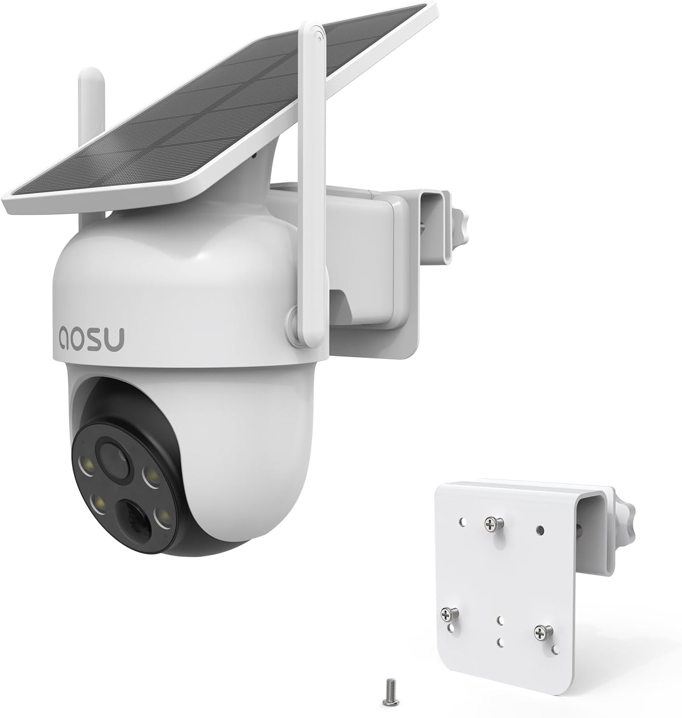Metal Gutter Mount for AOSU Security Camera Wireless Outdoor (Solarcam D1 Classi