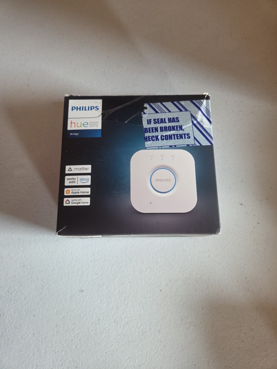Philips Hue Bridge (3rd Generation) Lighting Controller Hub – White