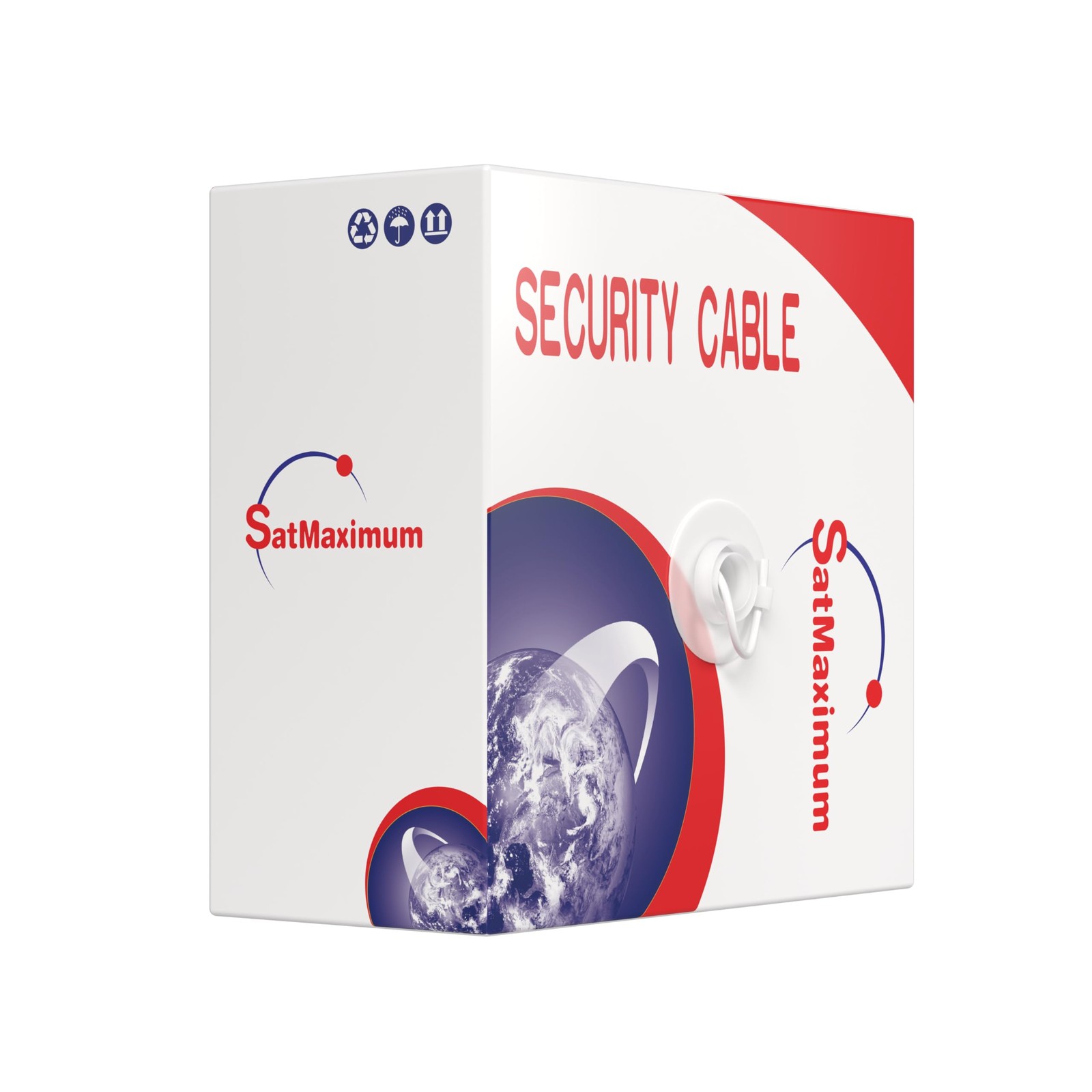 500ft Solid 22/2 Alarm CCA Cable for Low Voltage, Burglar System, Fire Detect…