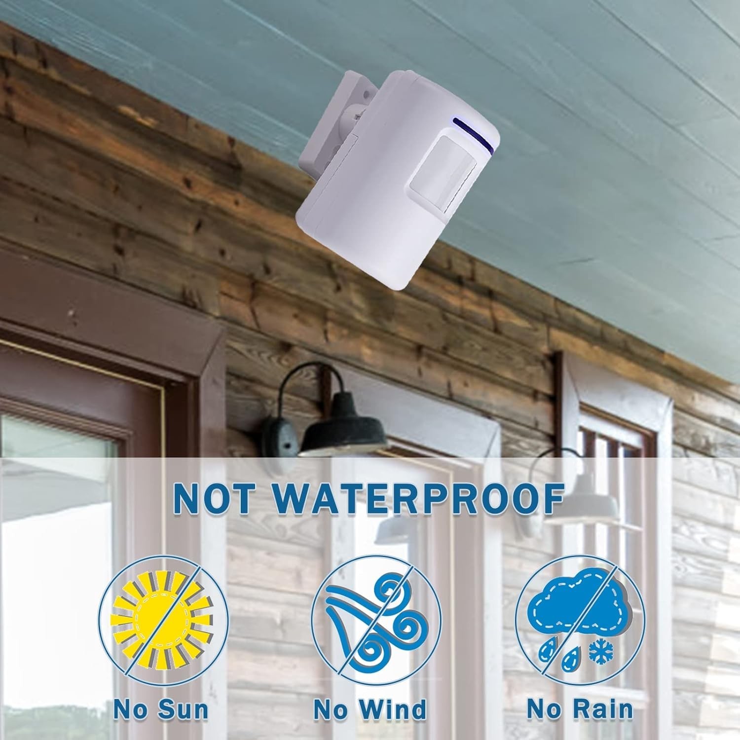 Wireless Driveway Alarm System – 4 Sensors, 1 Receiver