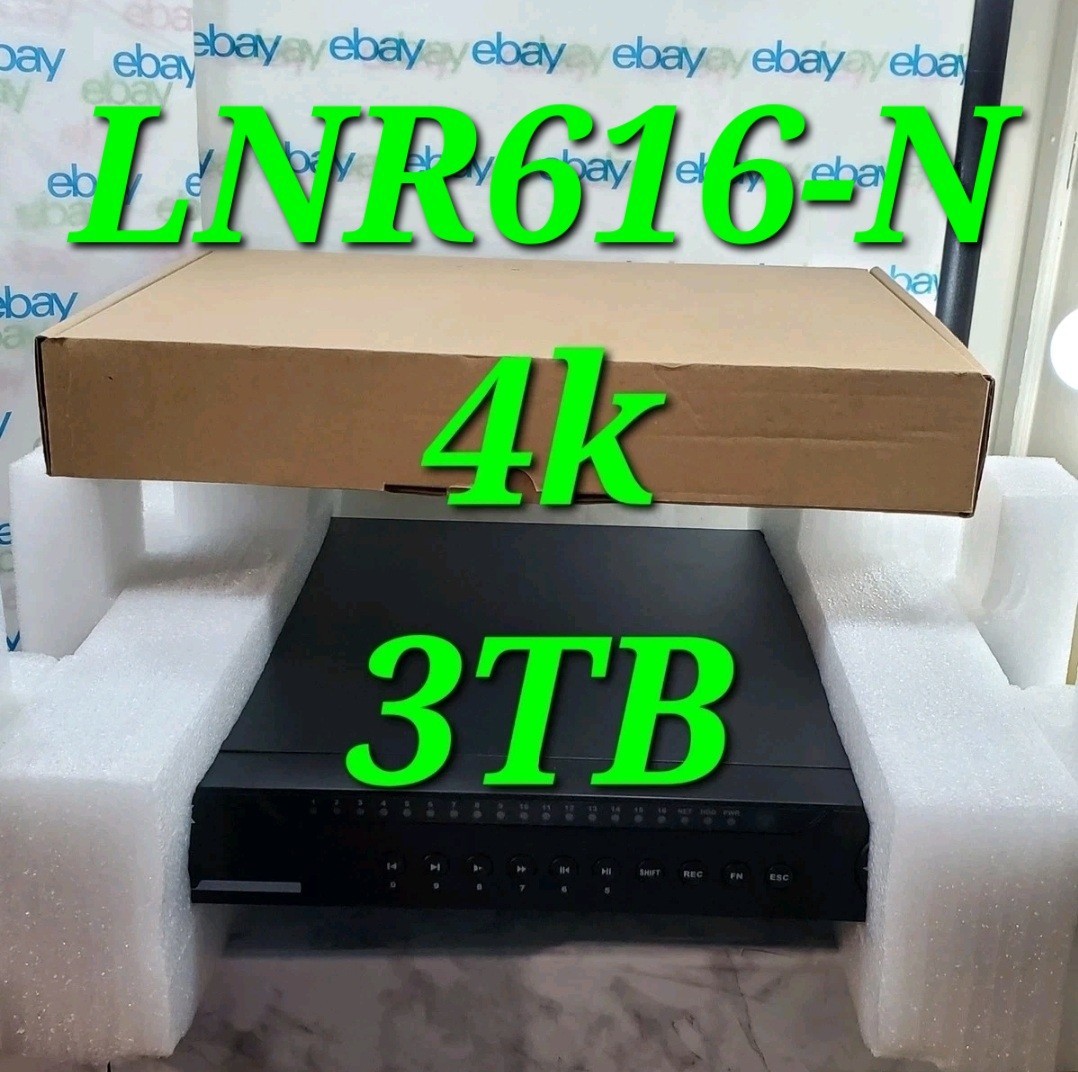 ✅️⭐️ LOREX 16-Ch 4K 16PoE 3TB HDD