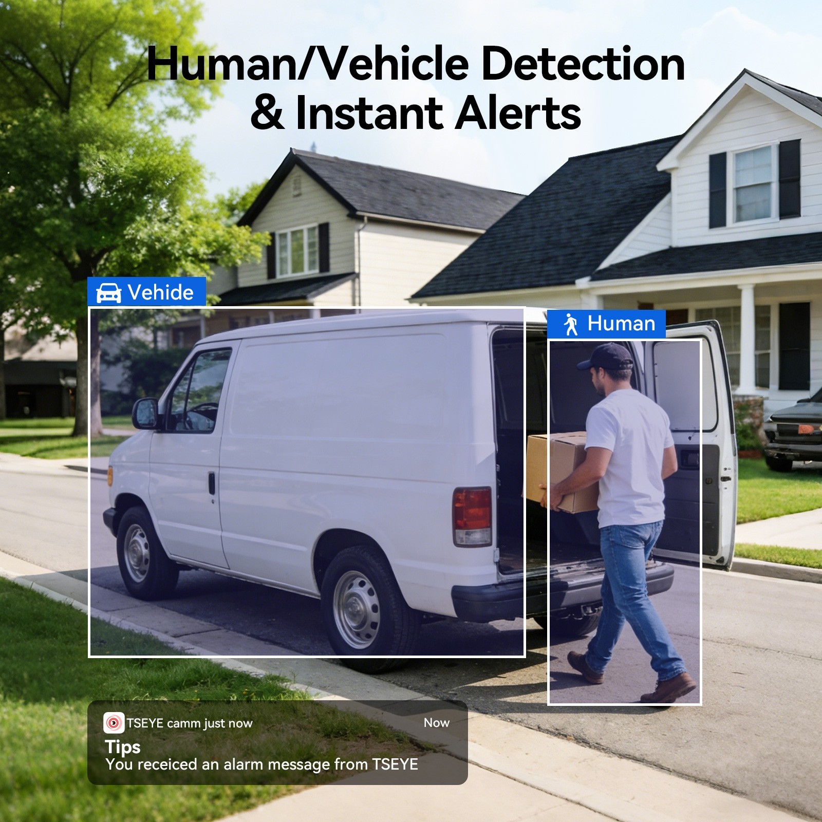 8MP 4K PoE Home Security Camera System 8CH NVR AI Detection IP66 Waterproof