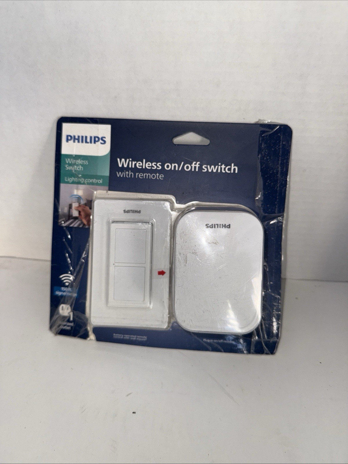 Philips Wireless ON/Off Switch 150ft Range, Home Automation, Remote SPC1246AT/27