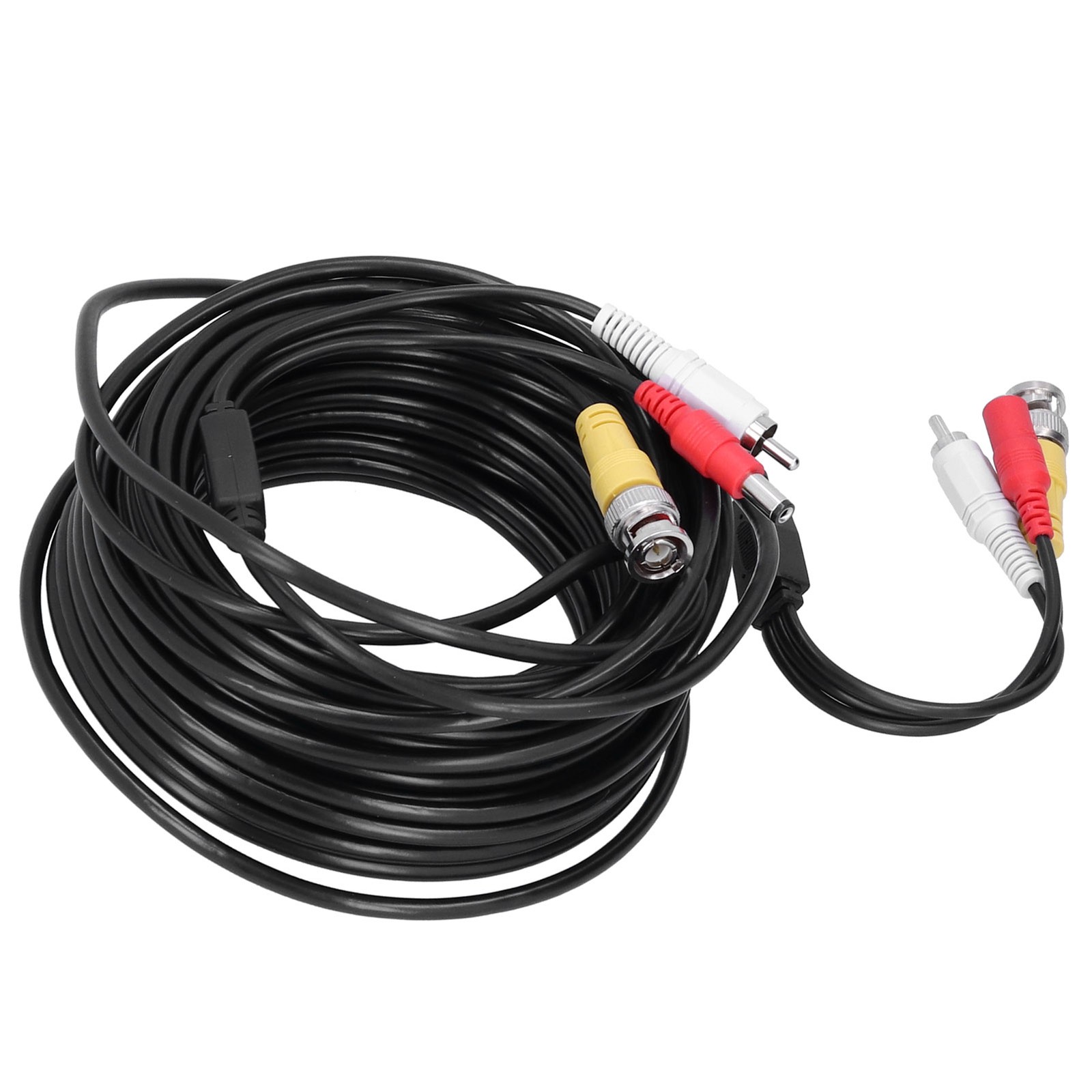 Hot 10-30m BNC DC Video Audio Power Cable Cord Wire For CCTV Security Camera DVR
