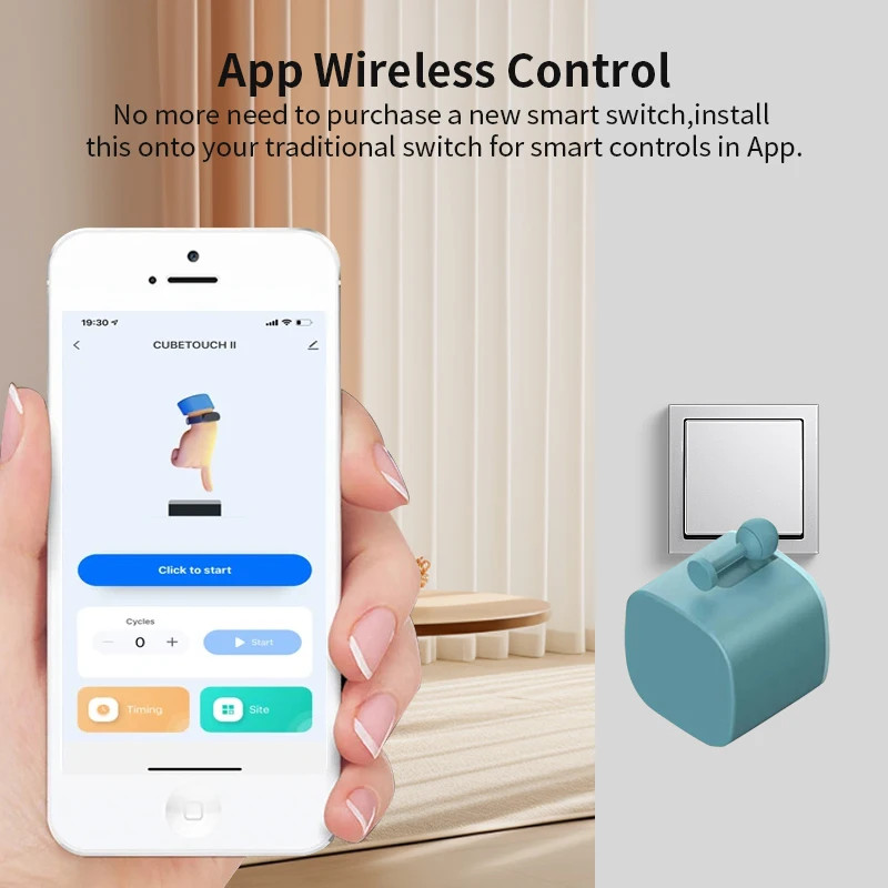 Tuya Bluetooth Finger Robot Switch Button Smart APP Fingerbot Wireless Bot Push
