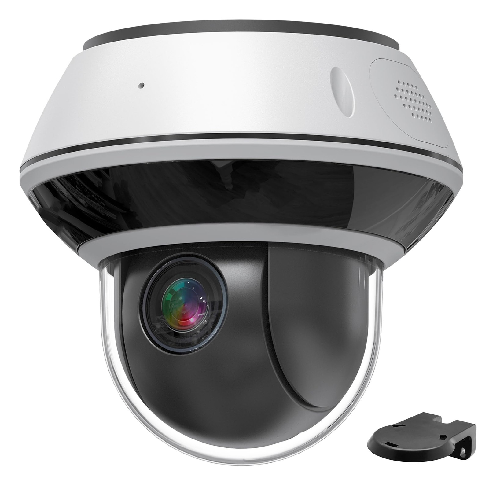 4K 8MP Mini PTZ Dome PoE IP Camera Outdoor Pan Tilt 5X Optical Zoom, 2.7-13.5…